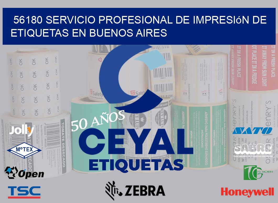 56180 Servicio Profesional de Impresión de Etiquetas en Buenos Aires