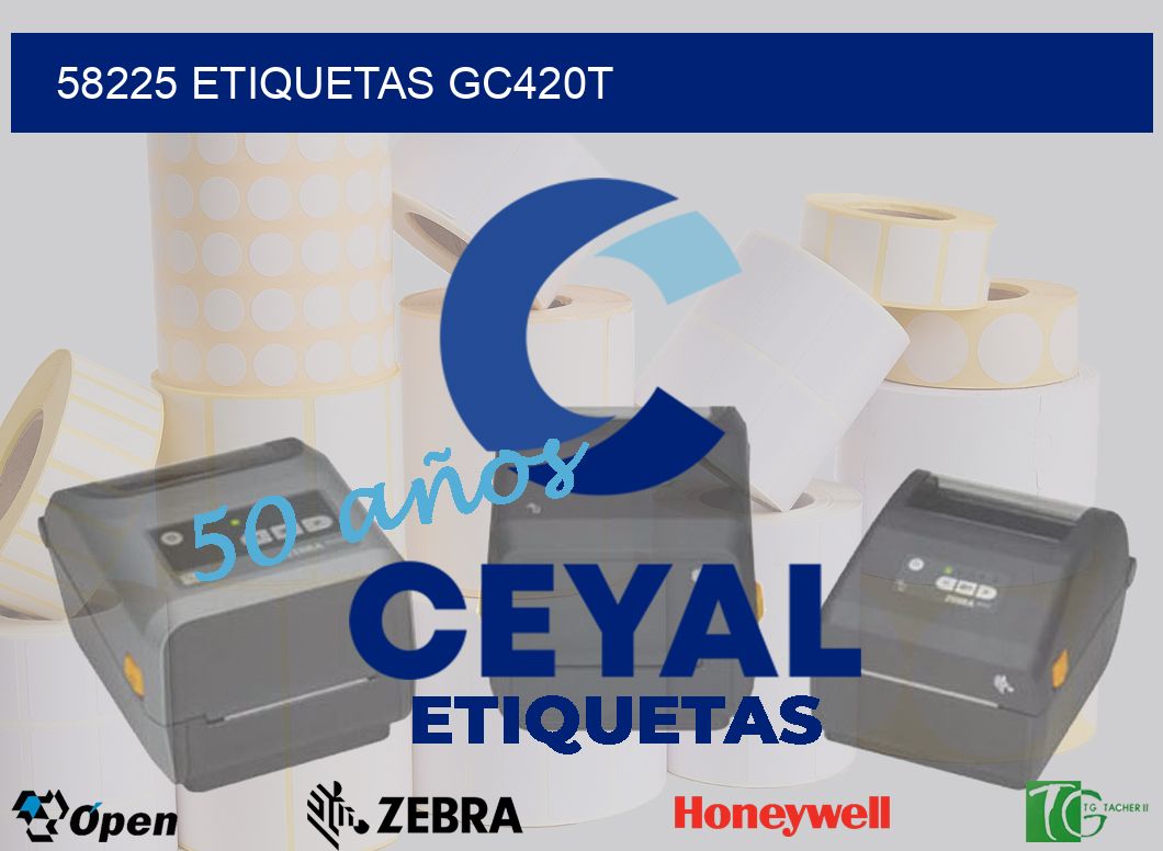 58225 ETIQUETAS GC420T