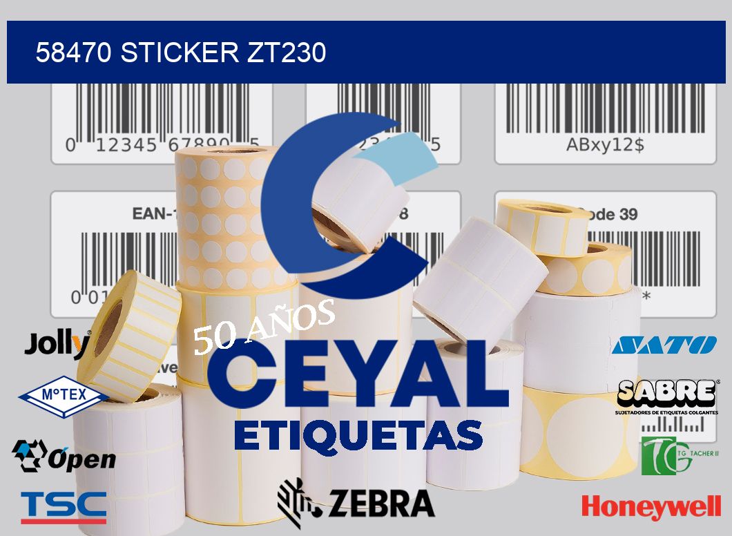 58470 STICKER ZT230