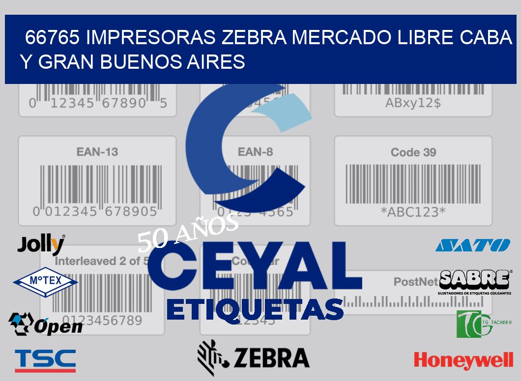 66765 IMPRESORAS ZEBRA MERCADO LIBRE CABA Y GRAN BUENOS AIRES