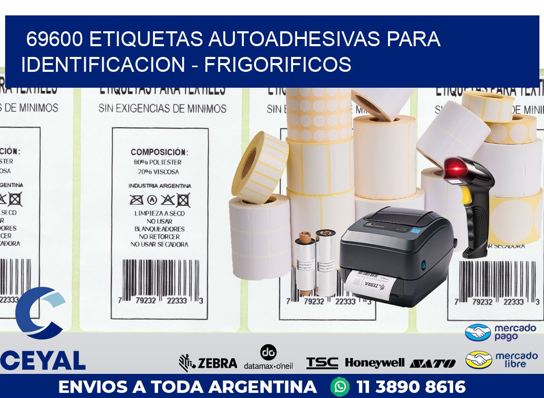 69600 ETIQUETAS AUTOADHESIVAS PARA IDENTIFICACION – FRIGORIFICOS