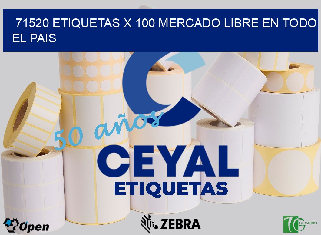 71520 ETIQUETAS X 100 MERCADO LIBRE EN TODO EL PAIS