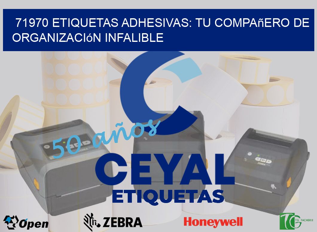 71970 Etiquetas Adhesivas: Tu Compañero de Organización Infalible