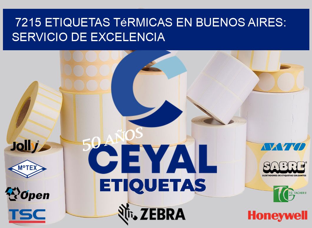 7215 Etiquetas Térmicas en Buenos Aires: Servicio de Excelencia