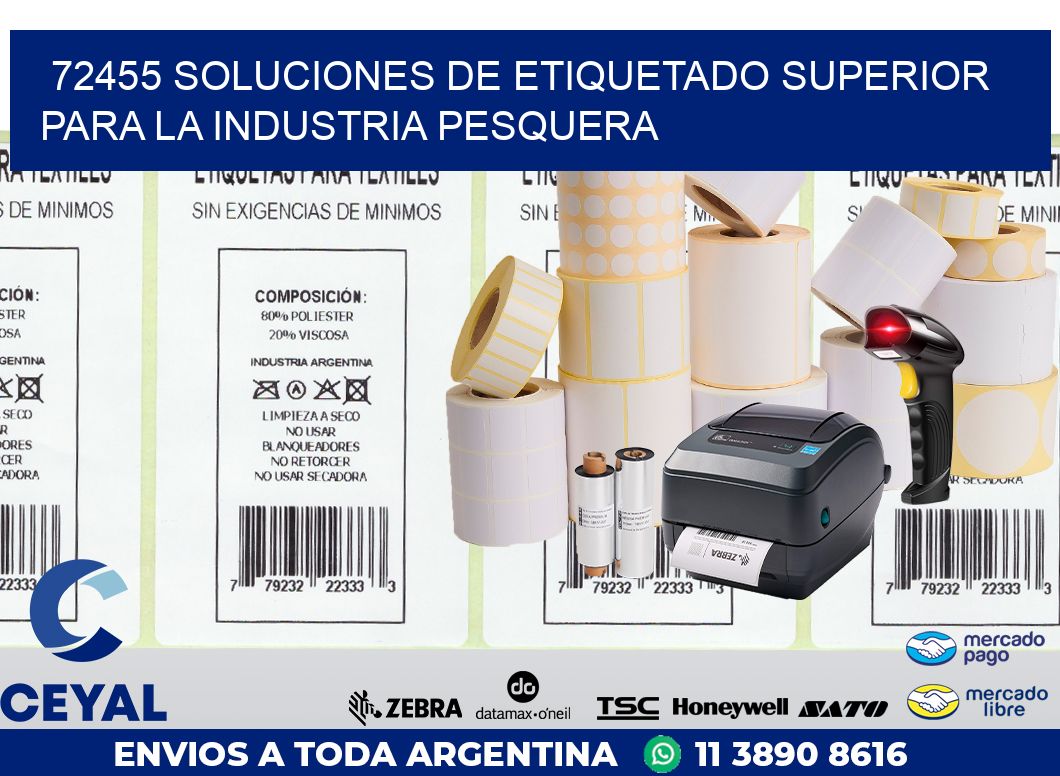 72455 SOLUCIONES DE ETIQUETADO SUPERIOR PARA LA INDUSTRIA PESQUERA