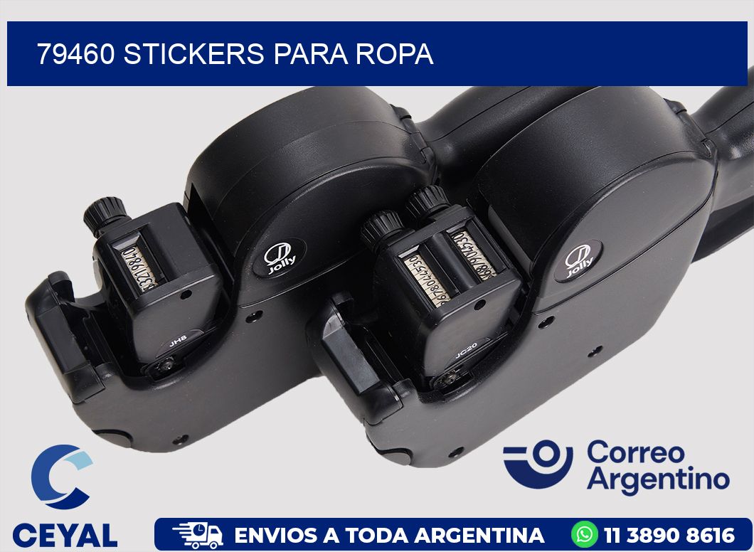 79460 STICKERS PARA ROPA