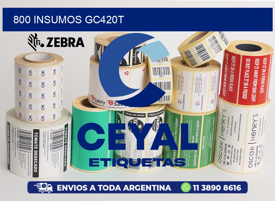 800 INSUMOS GC420T