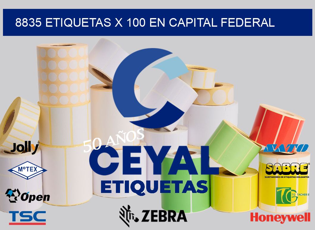 8835 ETIQUETAS X 100 EN CAPITAL FEDERAL
