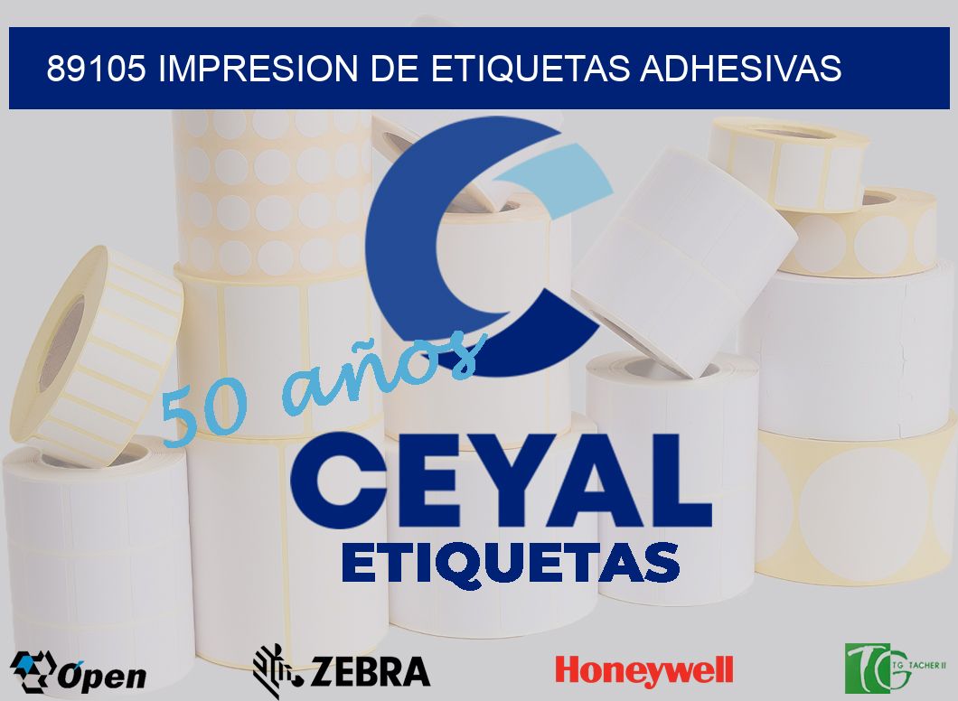 89105 IMPRESION DE ETIQUETAS ADHESIVAS