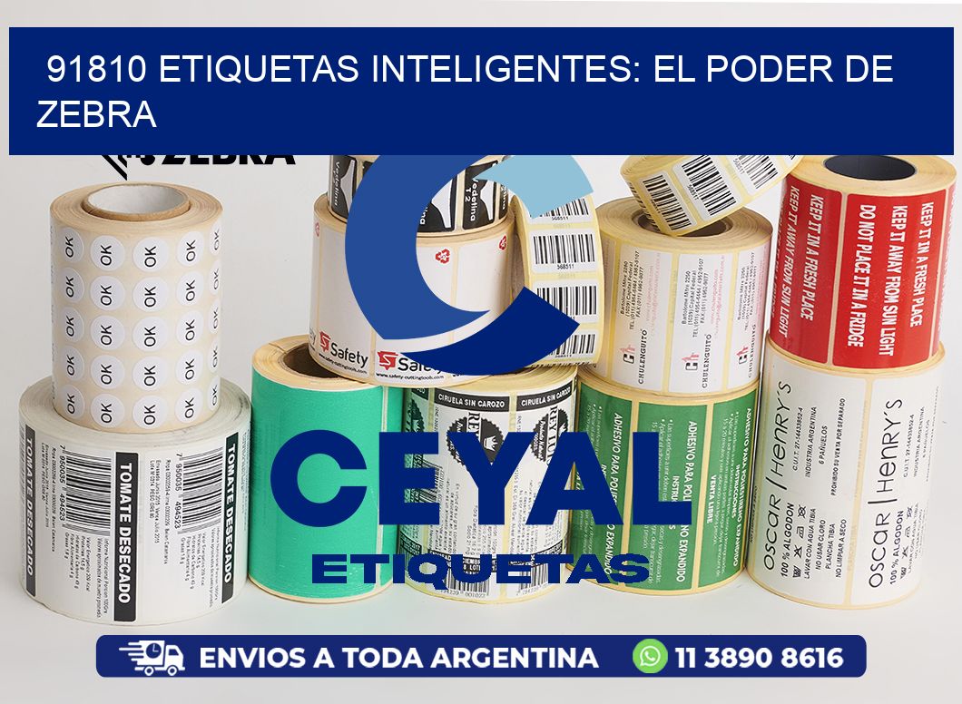 91810 Etiquetas Inteligentes: El Poder de Zebra