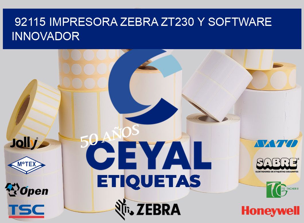 92115 Impresora Zebra ZT230 y Software Innovador