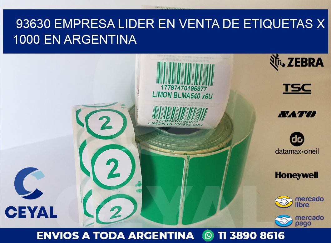 93630 EMPRESA LIDER EN VENTA DE ETIQUETAS X 1000 EN ARGENTINA