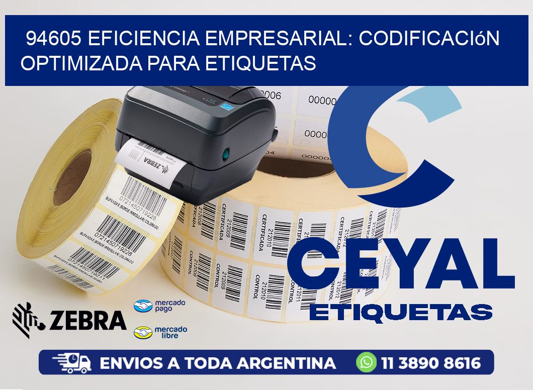 94605 Eficiencia Empresarial: Codificación Optimizada para Etiquetas