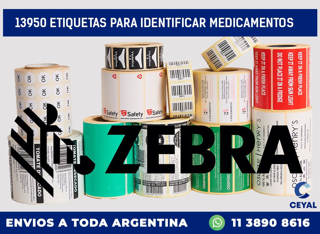 13950 ETIQUETAS PARA IDENTIFICAR MEDICAMENTOS