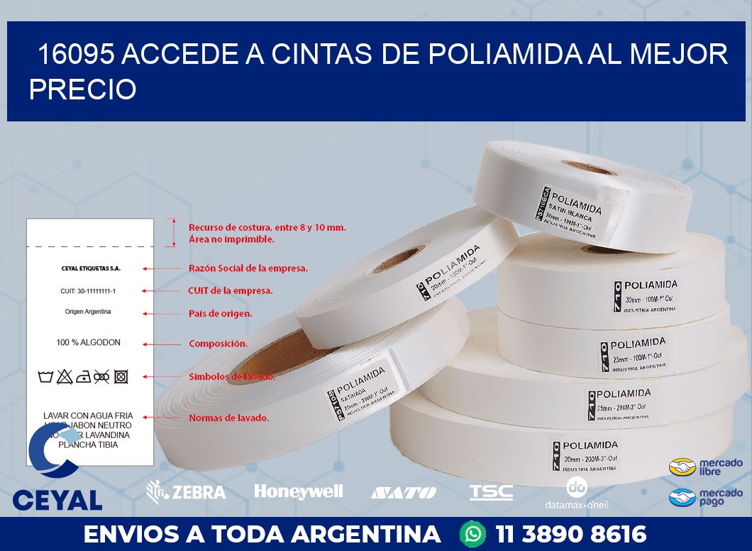 16095 ACCEDE A CINTAS DE POLIAMIDA AL MEJOR PRECIO