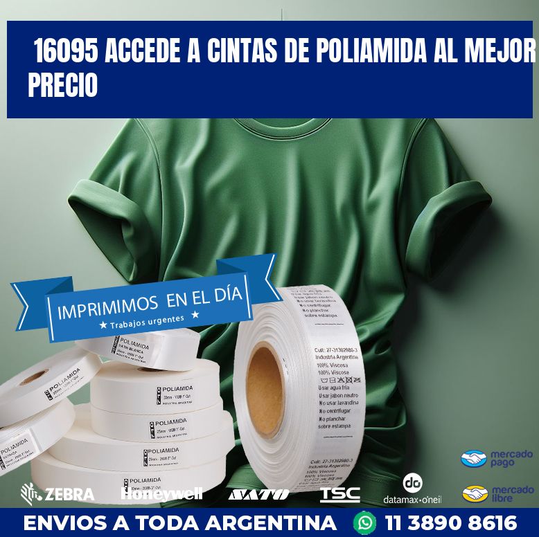 16095 ACCEDE A CINTAS DE POLIAMIDA AL MEJOR PRECIO