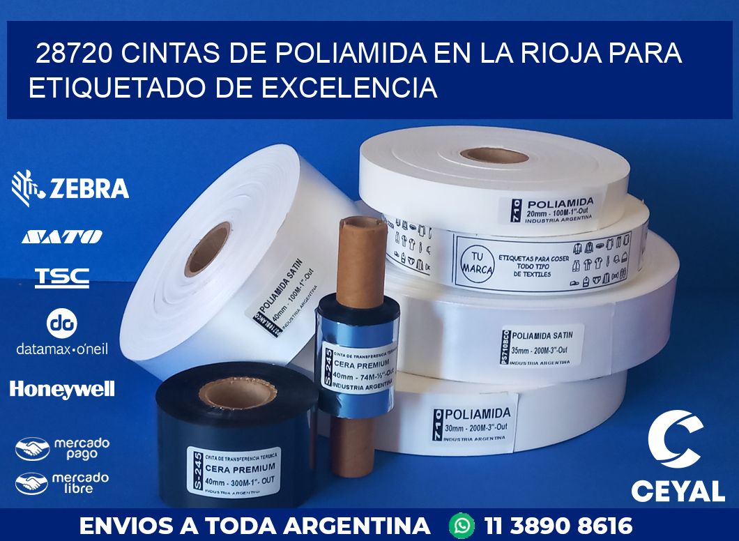 28720 CINTAS DE POLIAMIDA EN LA RIOJA PARA ETIQUETADO DE EXCELENCIA
