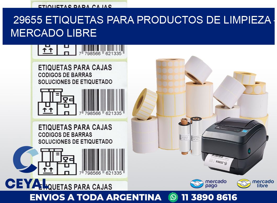 29655 ETIQUETAS PARA PRODUCTOS DE LIMPIEZA – MERCADO LIBRE