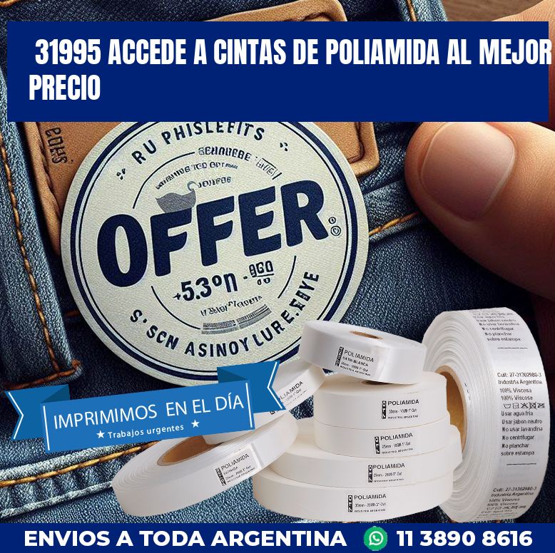 31995 ACCEDE A CINTAS DE POLIAMIDA AL MEJOR PRECIO