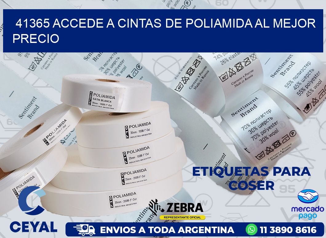 41365 ACCEDE A CINTAS DE POLIAMIDA AL MEJOR PRECIO