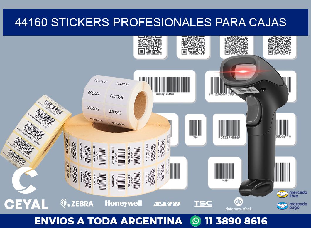 44160 STICKERS PROFESIONALES PARA CAJAS