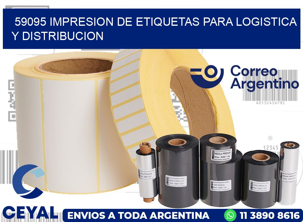 59095 IMPRESION DE ETIQUETAS PARA LOGISTICA Y DISTRIBUCION