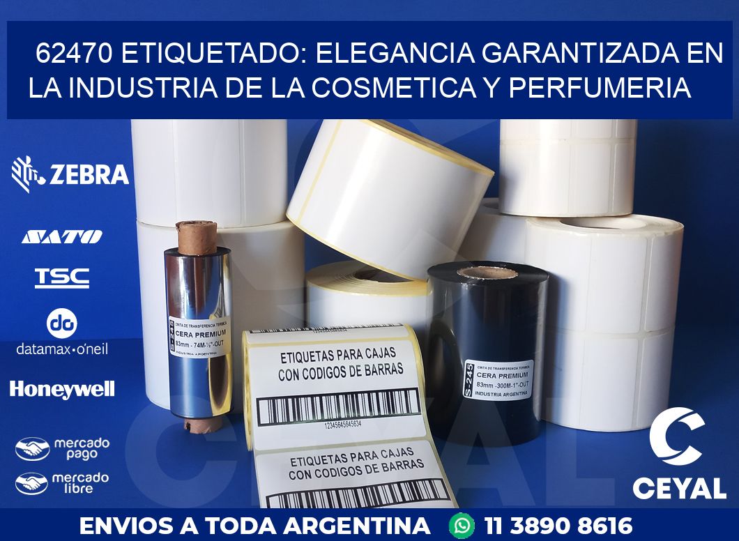 62470 ETIQUETADO: ELEGANCIA GARANTIZADA EN LA INDUSTRIA DE LA COSMETICA Y PERFUMERIA