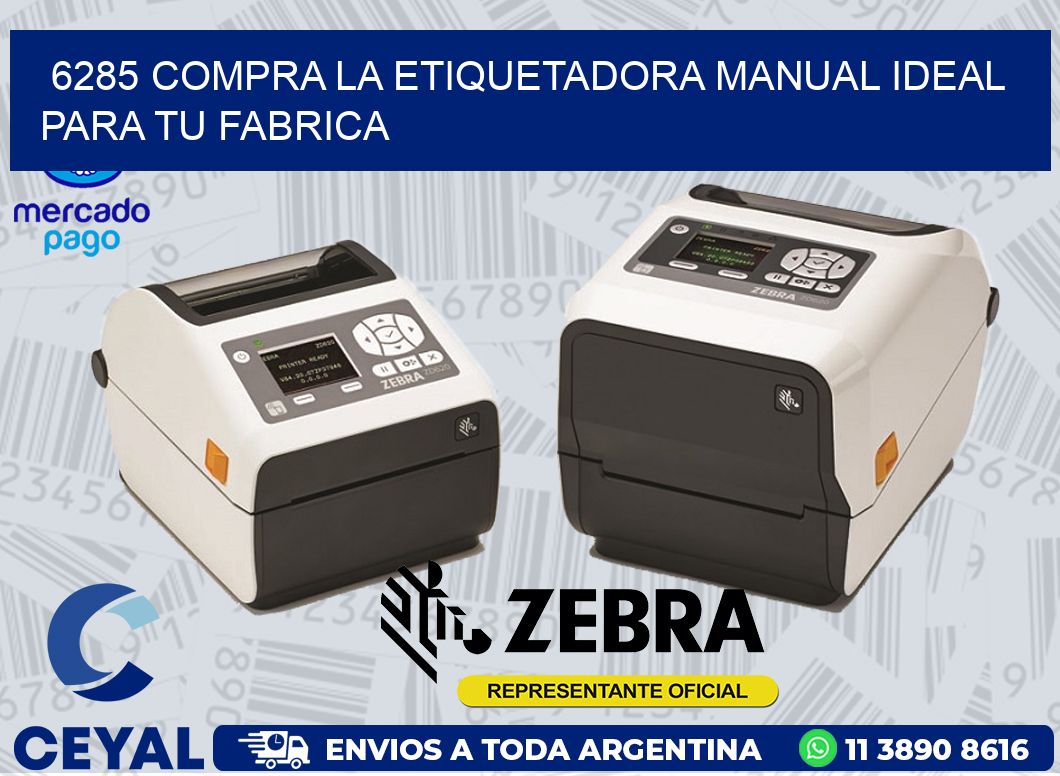 6285 COMPRA LA ETIQUETADORA MANUAL IDEAL PARA TU FABRICA