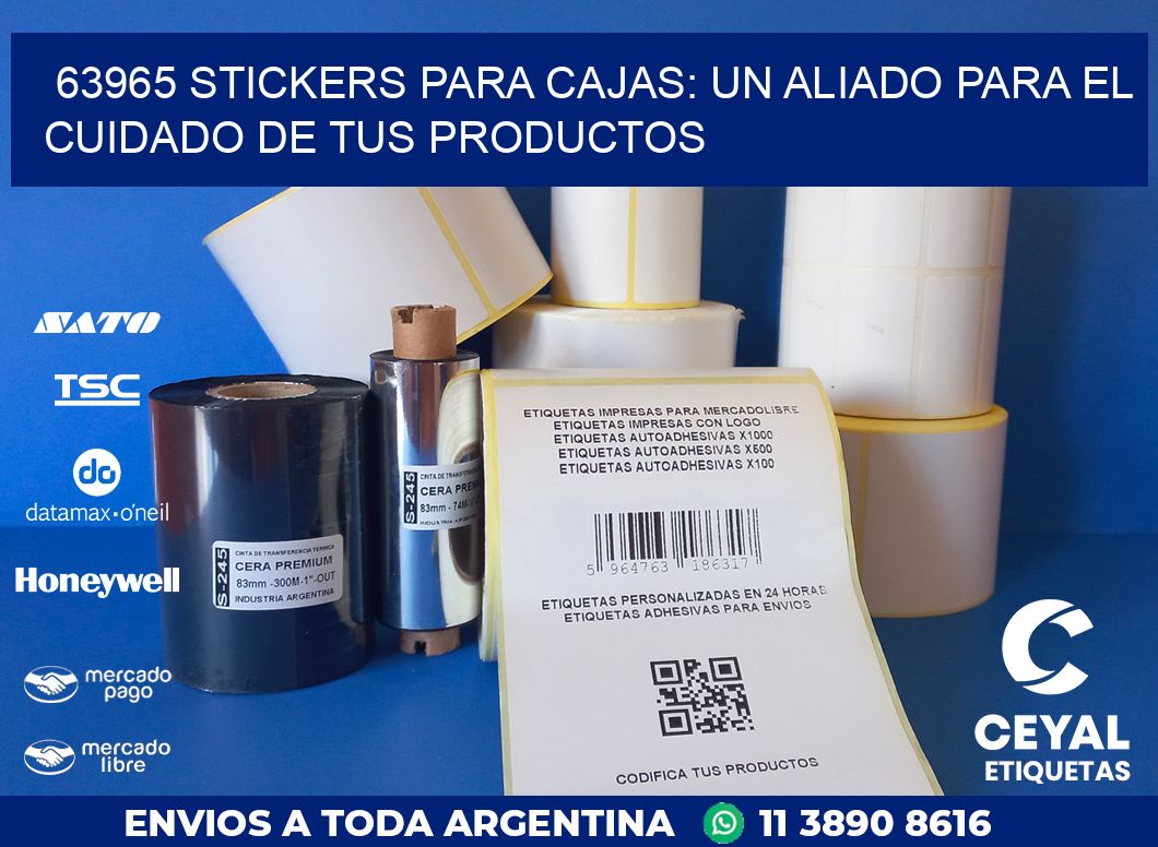 63965 STICKERS PARA CAJAS: UN ALIADO PARA EL CUIDADO DE TUS PRODUCTOS