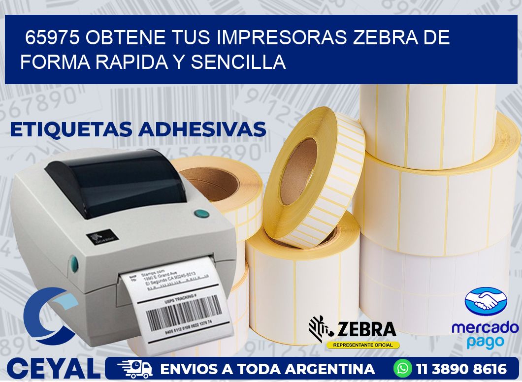 65975 OBTENE TUS IMPRESORAS ZEBRA DE FORMA RAPIDA Y SENCILLA