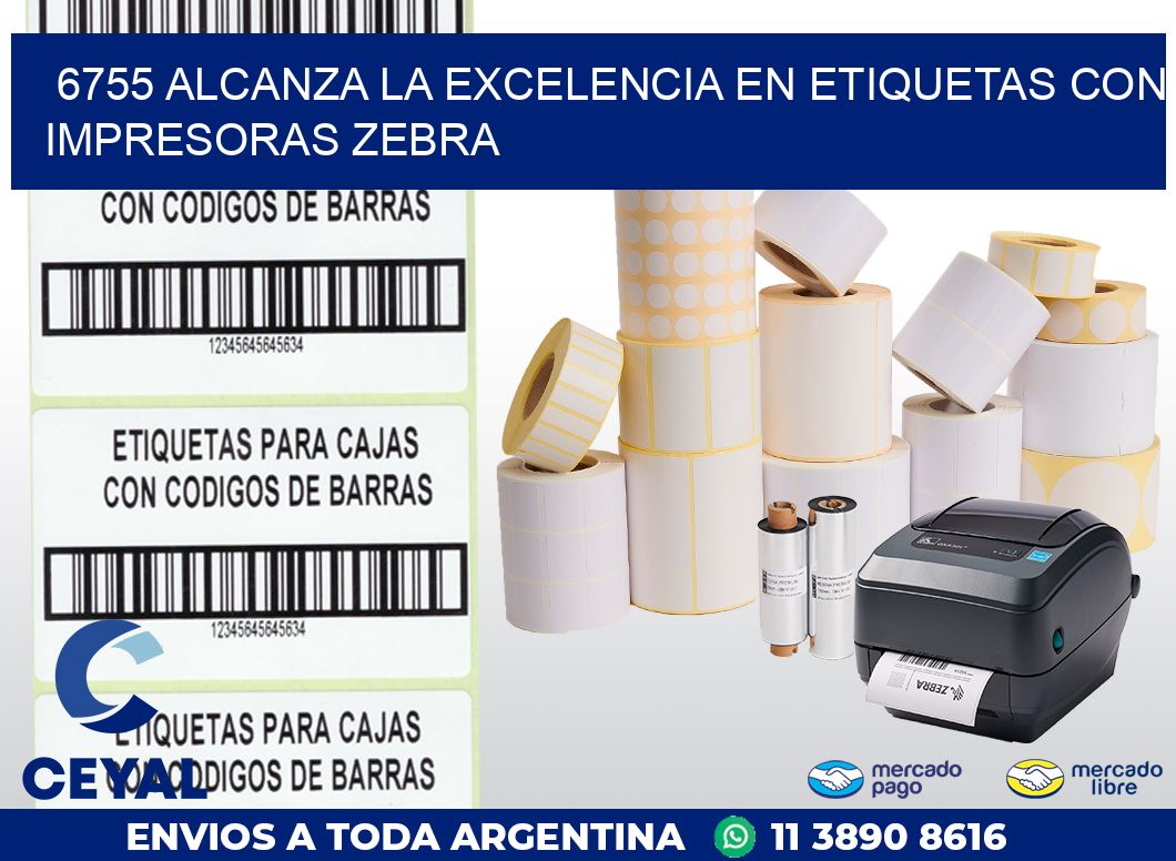 6755 ALCANZA LA EXCELENCIA EN ETIQUETAS CON IMPRESORAS ZEBRA