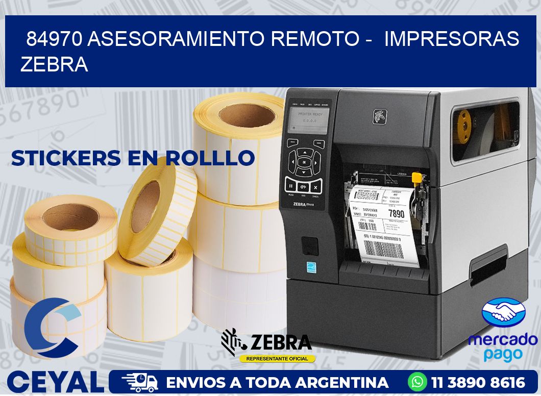 84970 ASESORAMIENTO REMOTO -  IMPRESORAS ZEBRA