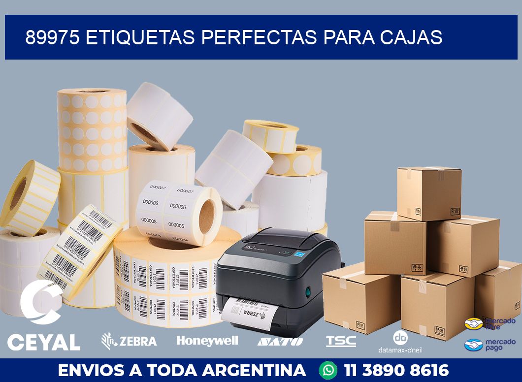 89975 ETIQUETAS PERFECTAS PARA CAJAS