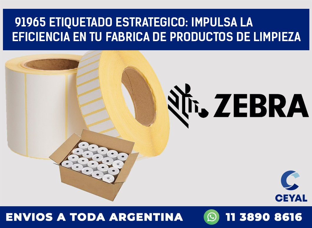 91965 ETIQUETADO ESTRATEGICO: IMPULSA LA EFICIENCIA EN TU FABRICA DE PRODUCTOS DE LIMPIEZA