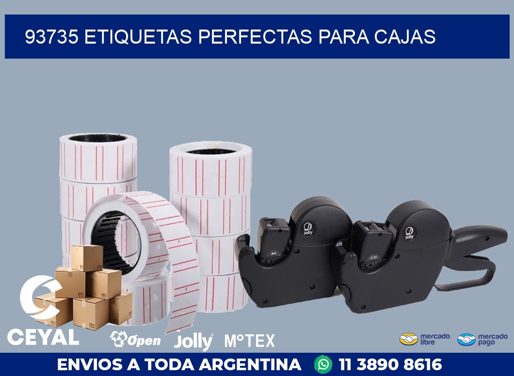 93735 ETIQUETAS PERFECTAS PARA CAJAS