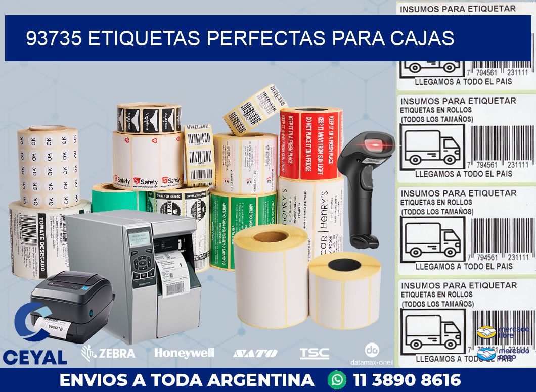 93735 ETIQUETAS PERFECTAS PARA CAJAS