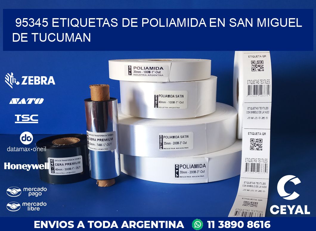 95345 ETIQUETAS DE POLIAMIDA EN SAN MIGUEL DE TUCUMAN