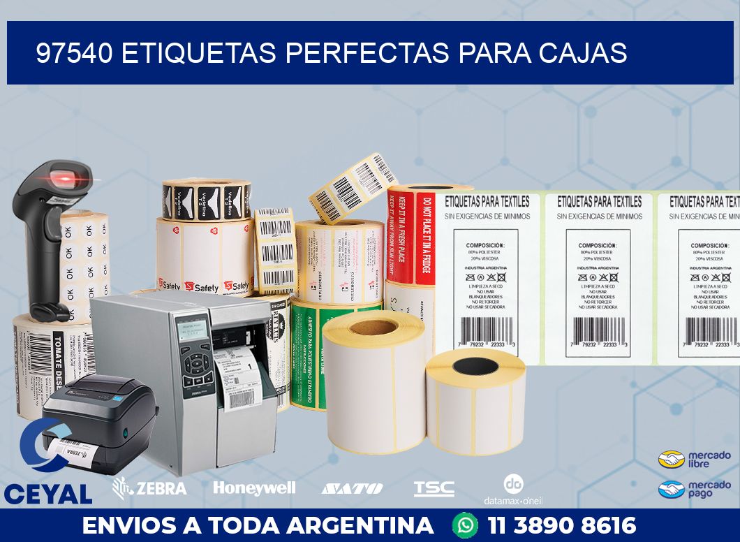 97540 ETIQUETAS PERFECTAS PARA CAJAS