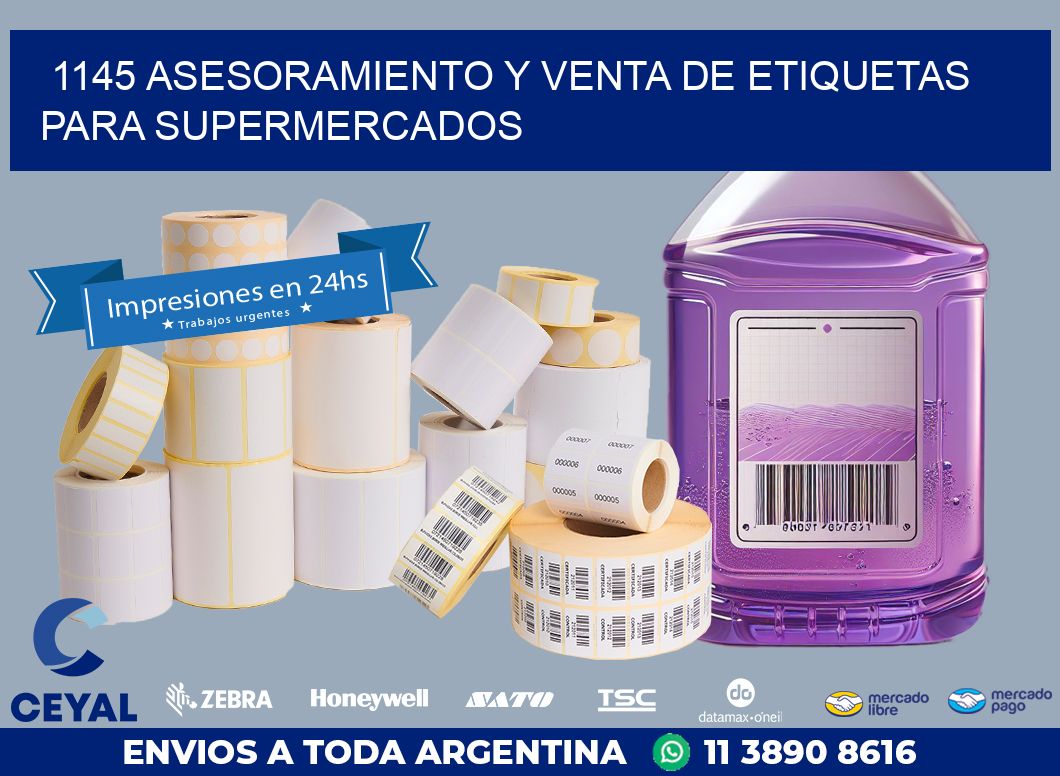 1145 ASESORAMIENTO Y VENTA DE ETIQUETAS PARA SUPERMERCADOS