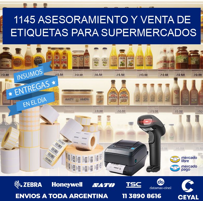 1145 ASESORAMIENTO Y VENTA DE ETIQUETAS PARA SUPERMERCADOS