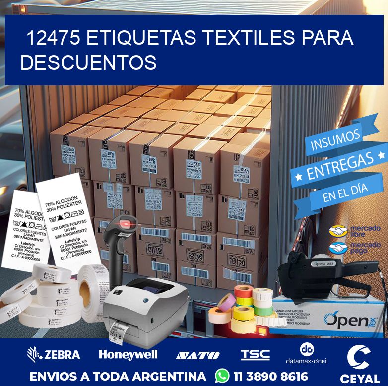 12475 ETIQUETAS TEXTILES PARA DESCUENTOS