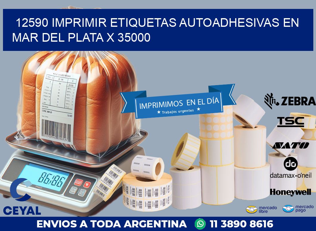 12590 IMPRIMIR ETIQUETAS AUTOADHESIVAS EN MAR DEL PLATA X 35000