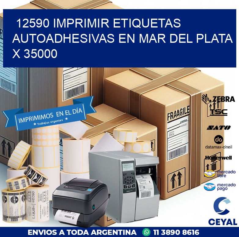 12590 IMPRIMIR ETIQUETAS AUTOADHESIVAS EN MAR DEL PLATA X 35000