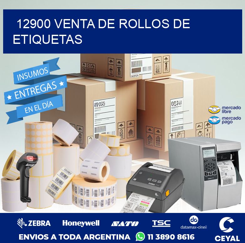 12900 VENTA DE ROLLOS DE ETIQUETAS