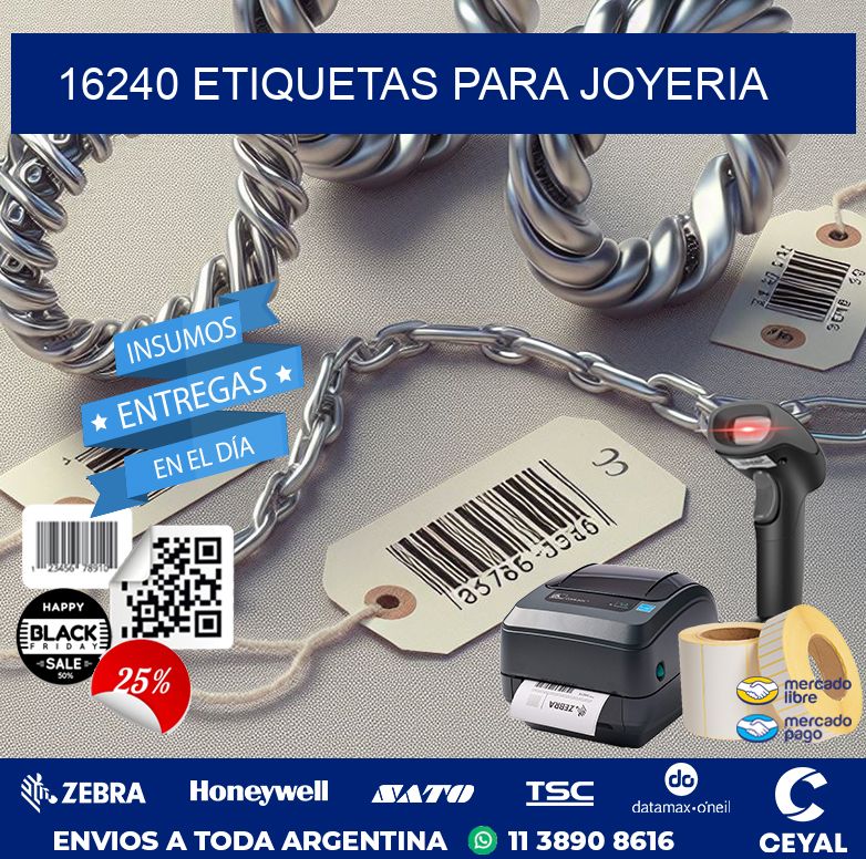 16240 ETIQUETAS PARA JOYERIA