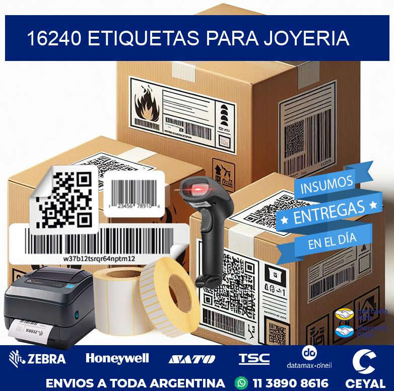 16240 ETIQUETAS PARA JOYERIA
