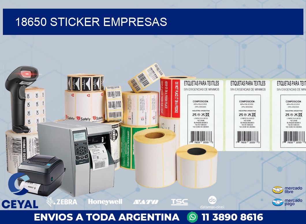 18650 STICKER EMPRESAS