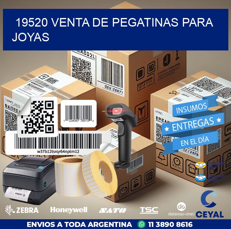 19520 VENTA DE PEGATINAS PARA JOYAS