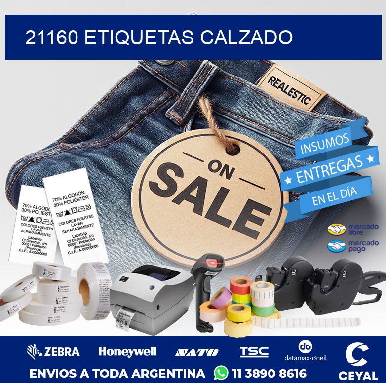 21160 ETIQUETAS CALZADO
