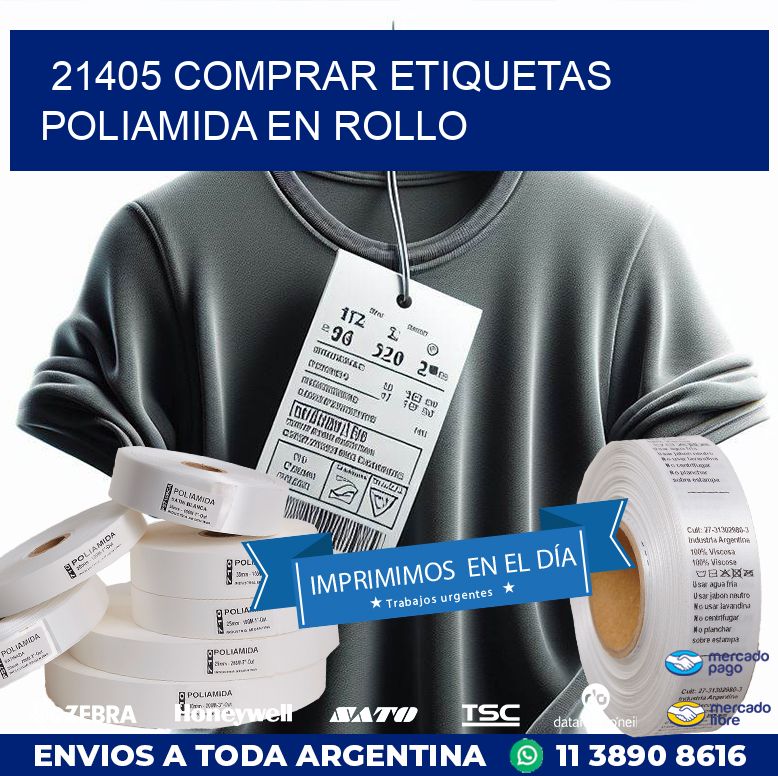 21405 COMPRAR ETIQUETAS POLIAMIDA EN ROLLO
